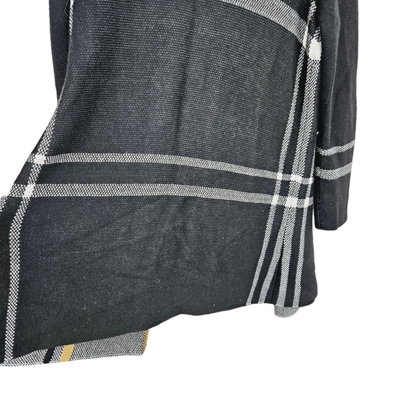 Charter Club plaid long sleeve cardigan sweater size L - Picture 8 of 9